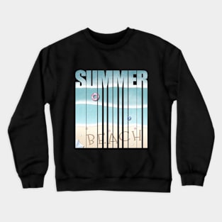 Summer Beach Crewneck Sweatshirt